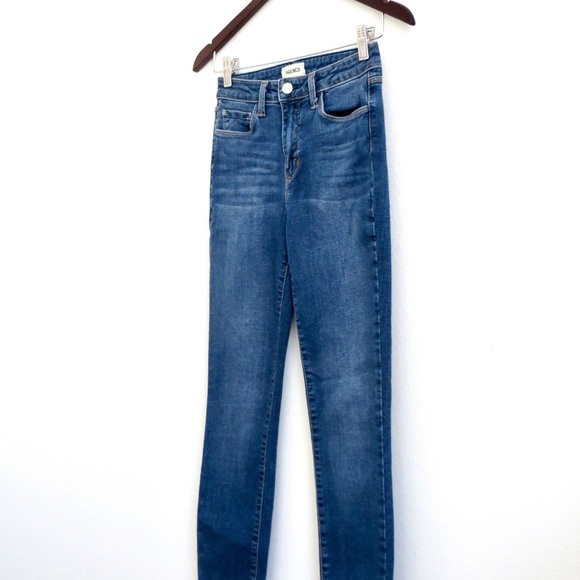 NEW! L'Agence Margot High Rise Skinny Stretch Denim Jeans Blue SZ 25 - Picture 4 of 12